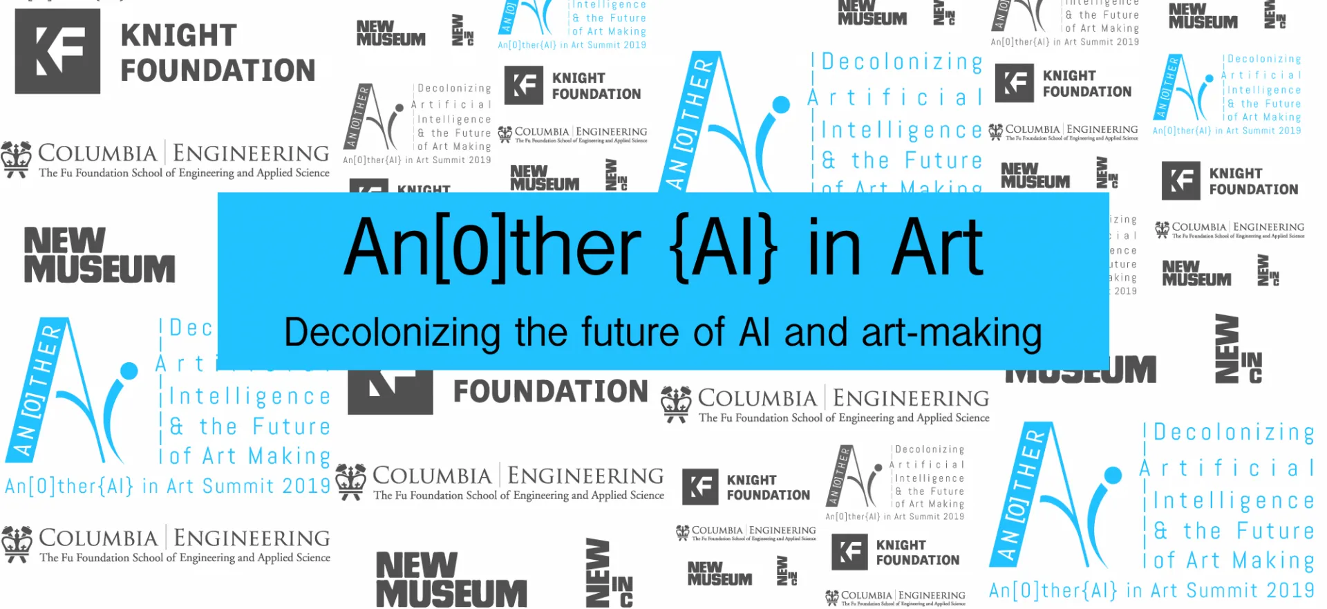 Another AI in Art logos and title